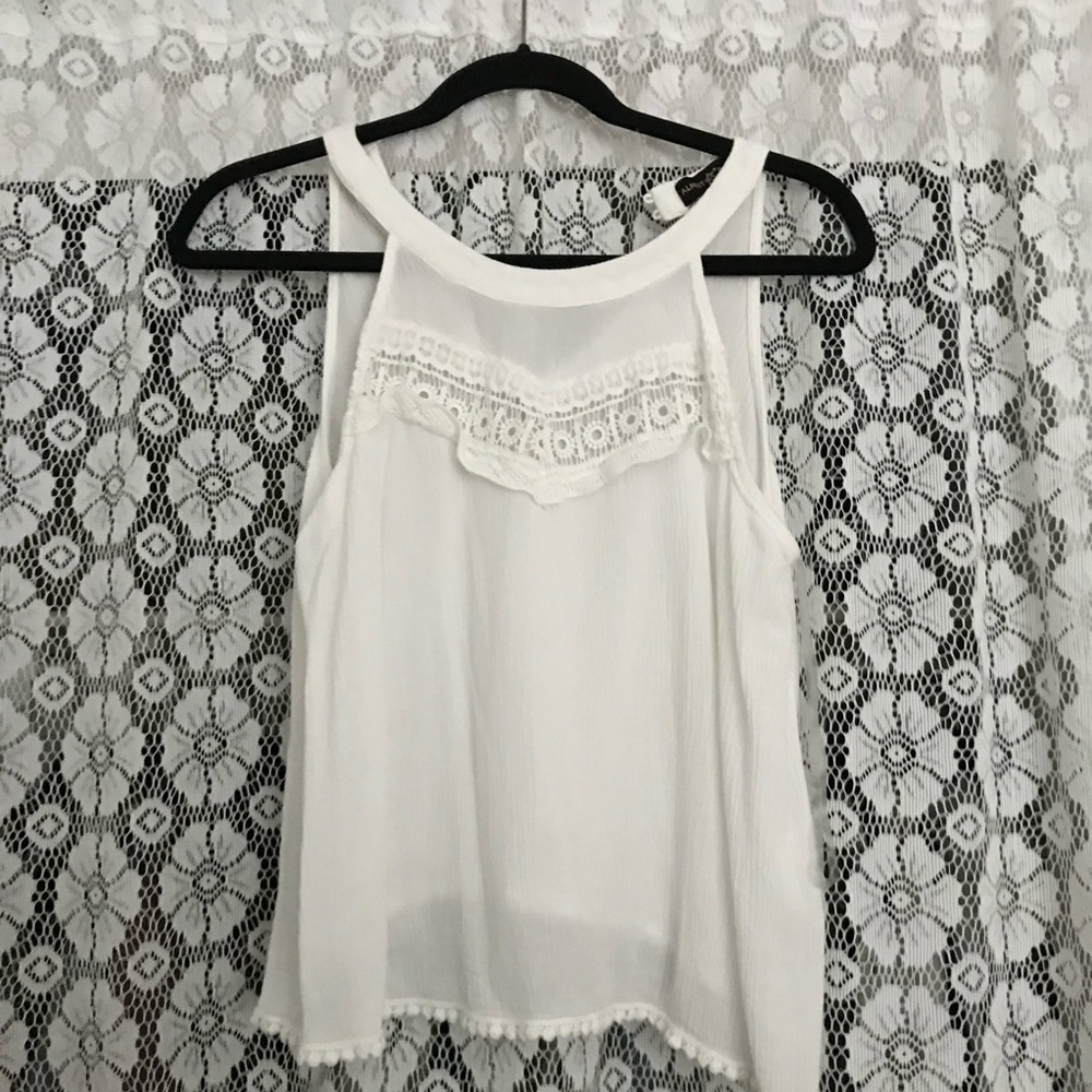 WHITE TANK TOP